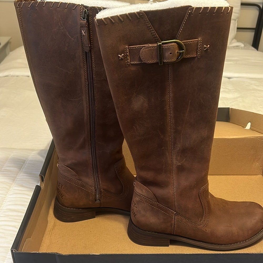 Harley Davidson knee boots